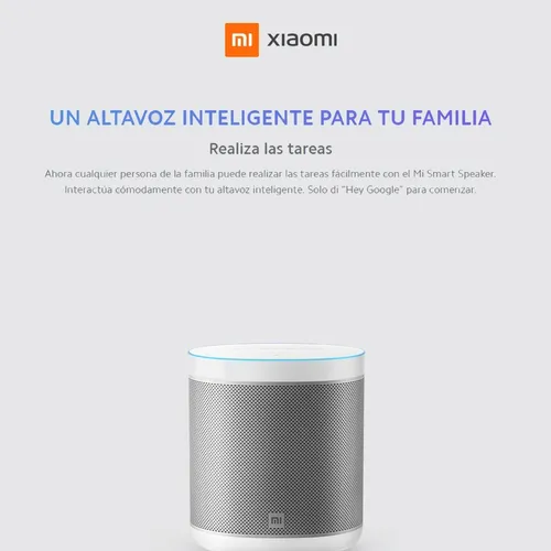 Altavoz Inteligente Xiaomi Mi Smart Speaker - Harman AudioEFX - Asistente  de Google - Techzilla