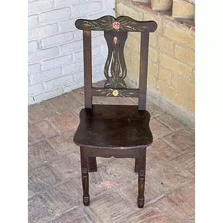 Butaca Rústica Respaldar Decorado