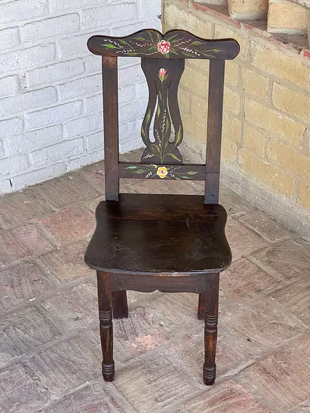 Butaca Rústica Respaldar Decorado