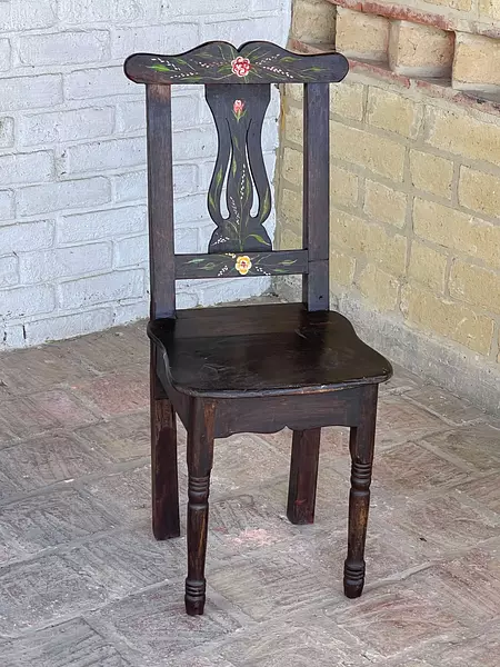 Butaca Rústica Respaldar Decorado