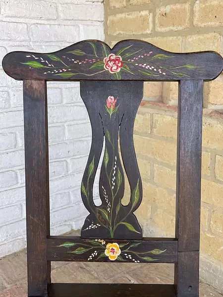 Butaca Rústica Respaldar Decorado