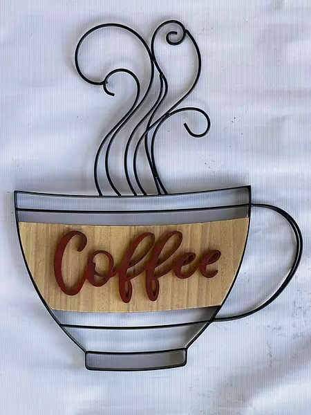 Letrero Coffee Silueta Pocillo