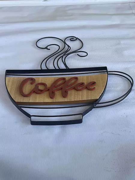 Letrero Coffee Silueta Pocillo