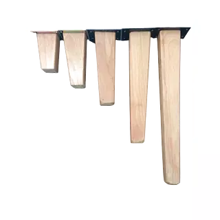 Pata Base Cama Madera Cuadrada