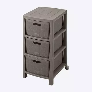 Cajonero Rimax Fique 3 Gavetas Mocca