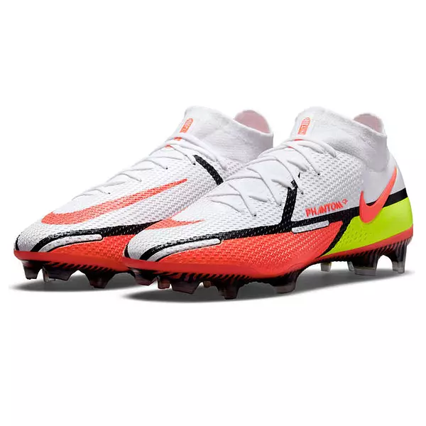 Nike Phantom Gt Blanco Naranja Con Bota