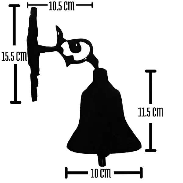 Campana Sonora Con Soporte Hecha En Boyacá