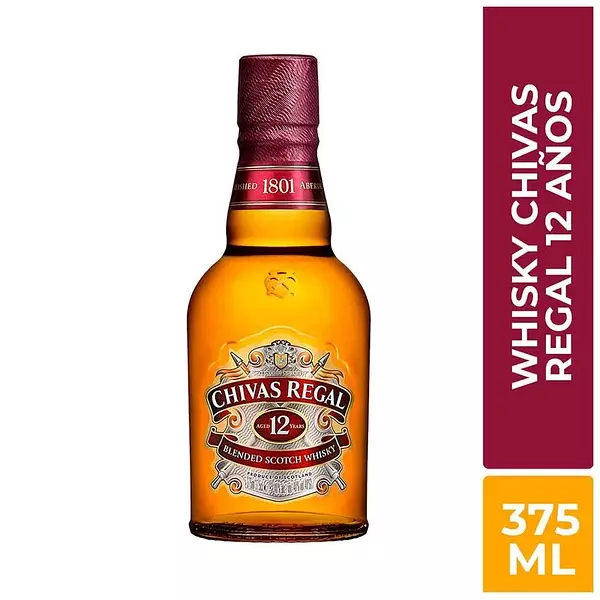 Chivas Regal 12 Años Media 375 Ml