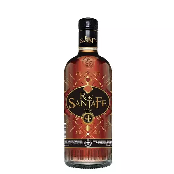 Ron Añejado Santafé 375 Ml