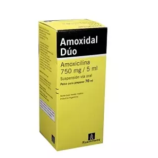 Amoxidal Jarabe 750 Mg