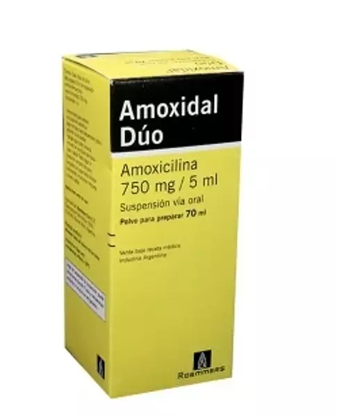 Amoxidal Jarabe 750 Mg