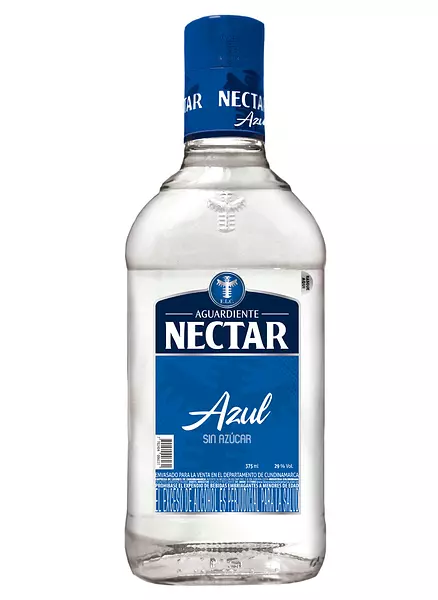 Aguardiente Nectar Azul Sin Azúcar 375 Ml