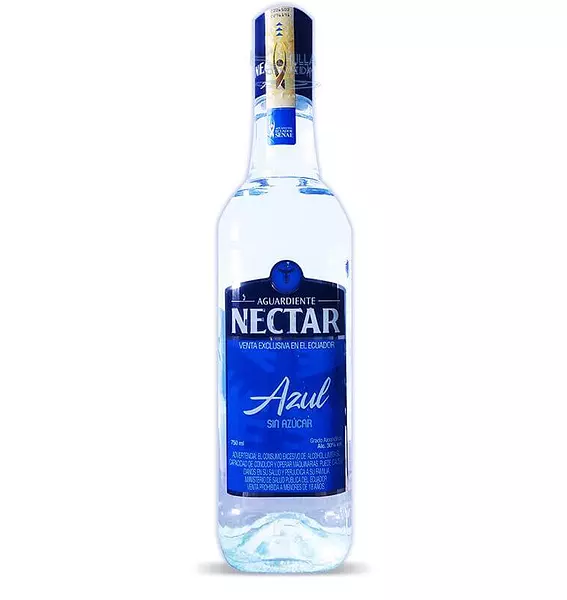 Aguardiente Néctar Azul Sin Azúcar 750 Ml