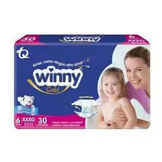 Pañal Winny Sensitive Gold Etapa 6
