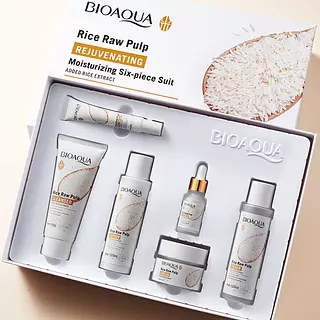 Kit Facial De Arroz Bioaqua