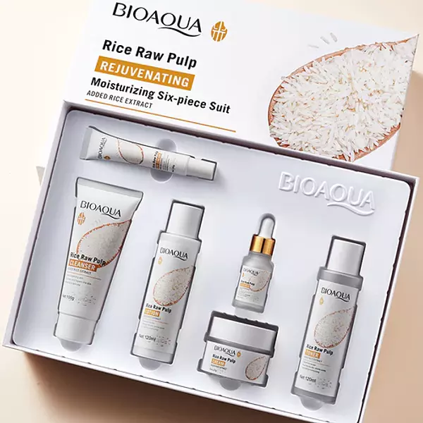 Kit Facial De Arroz Bioaqua