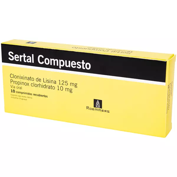 Sertal Compuesto 10 Mg