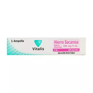 Hierro Sacarosa 100 Mg
