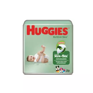 Pañal Huggies Active Sec Etapa 2