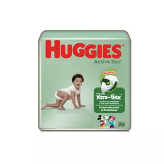 Pañal Huggies Active Sec Etapa 3