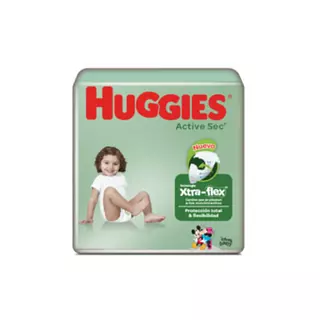 Pañal Huggies Active Sec Etapa 4
