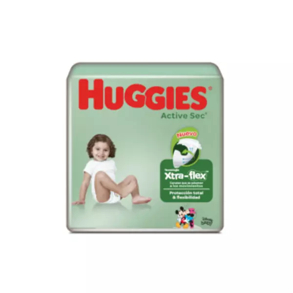 Pañal Huggies Active Sec Etapa 4