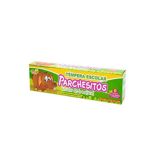 Tempera Parchesitos 6u