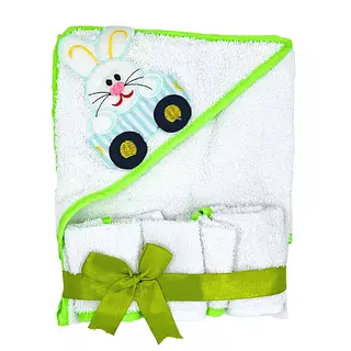 Toalla De Baño Bordada Verde