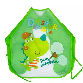 Babero Manga Larga Verde