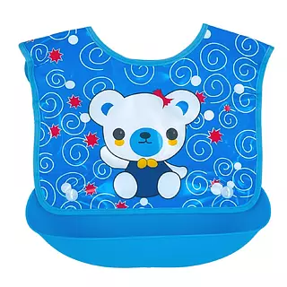 Babero Plástico Recolector Azul