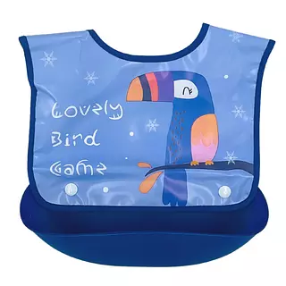 Babero Plástico Recolector Morado