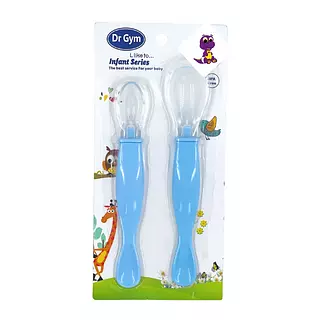 Set Cucharas Siliconadas Azules