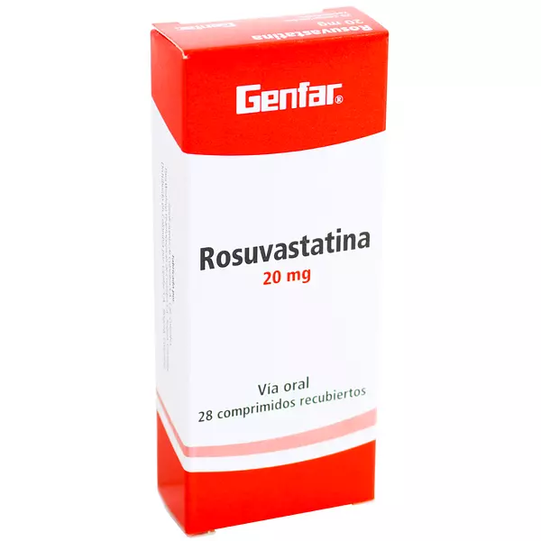 Rosuvastatina 20 Mg