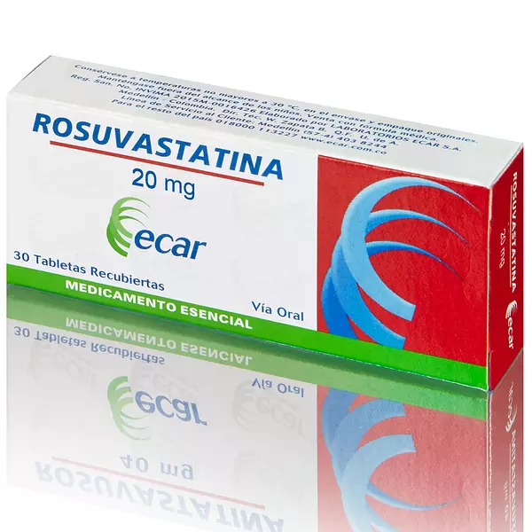 Rosuvastatina 20 Mg Ecar