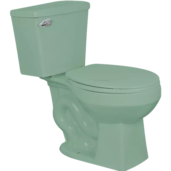 Taza Sanitaria Baño Verde Pastel