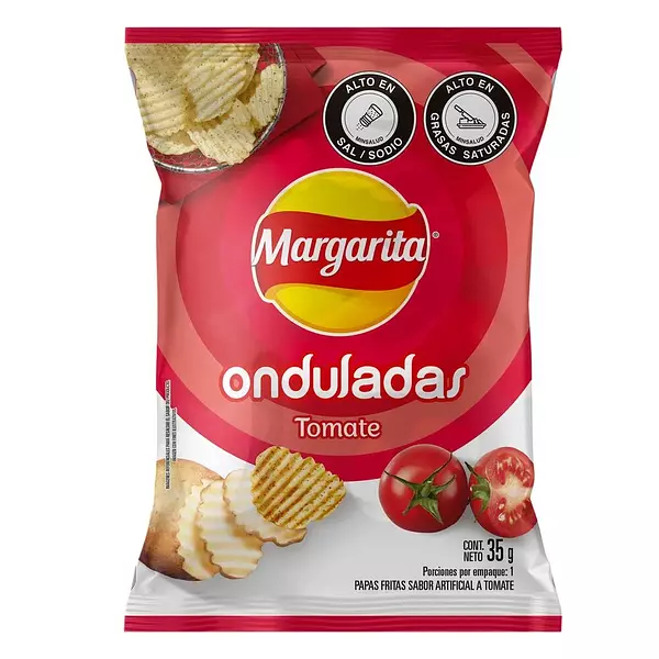 Margarita Onduladas Tomate