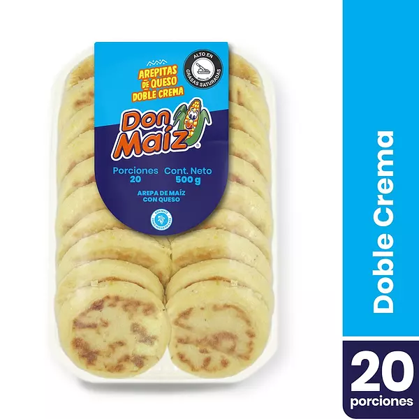 Arepa Doblecrema Don Maiz