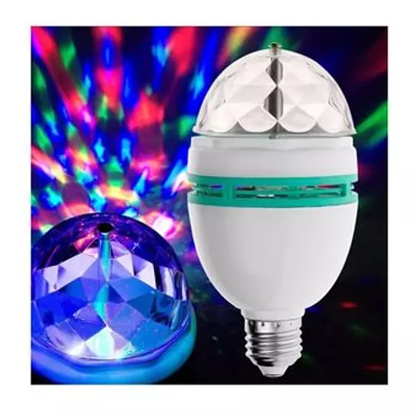 Bombillo Led Rotativo Multicolor