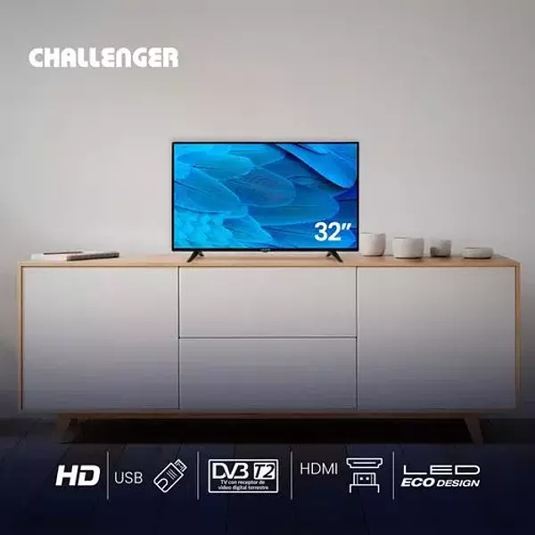 Televisor Challenger 32" Challenger Estandar Hd - Led 32h2t2