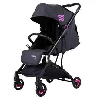Coche Paseador Maxibaby Zooper Negro Rosa