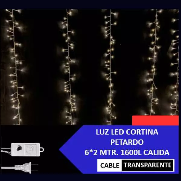 Luz Led Cortina Petardo