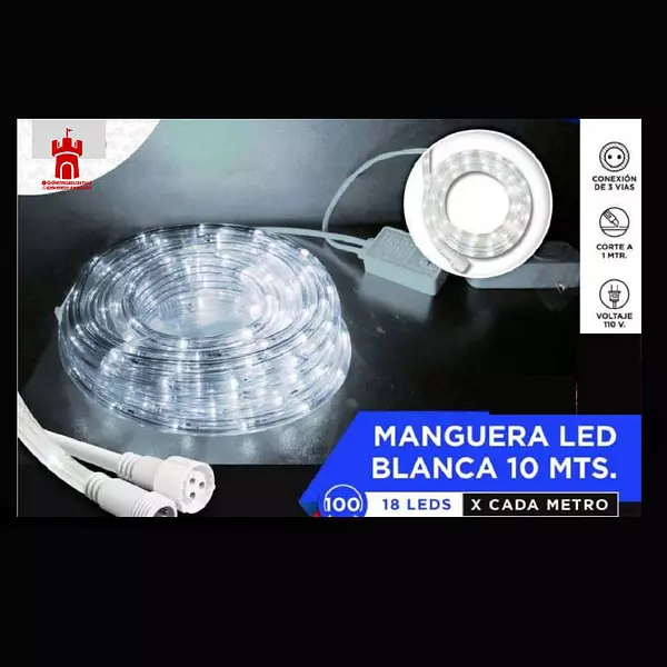 Manguera Led Blanca 10 Metros