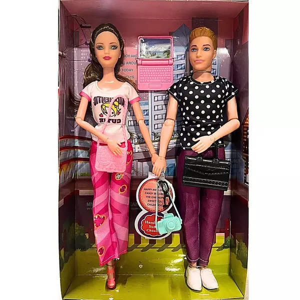 Muñeca Barbie Y Ken Con Accesorios