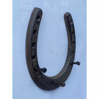 Perchero Herradura 3 Ganchos Colgador De Llaves