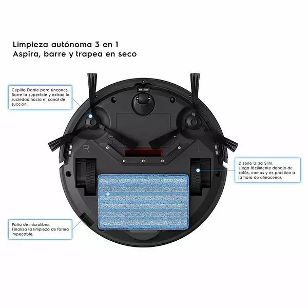 Aspiradora Electrolux Robot Home Speed Experience 140 Min Ne