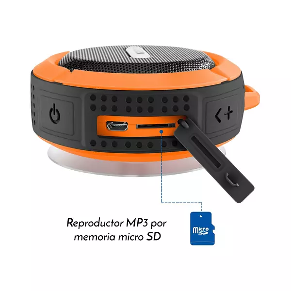 Bocina Bluetooth Para Regadera