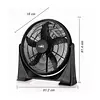 Ventilador Kalley De Piso K-Vp100p Negro