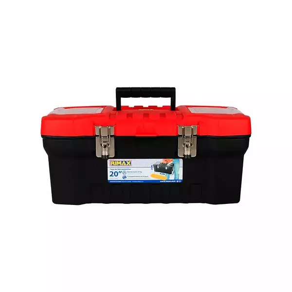 Caja De Herramientas Rimax 20" To Cm Negro Rojo