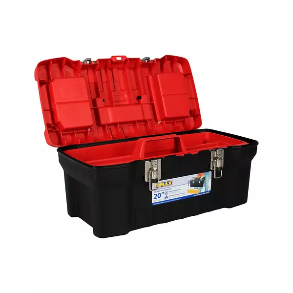 Caja De Herramientas Rimax 20" To Cm Negro Rojo