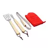 Asador De Carbón Home Elements + Set 5 Piezas Utensilios Bbq